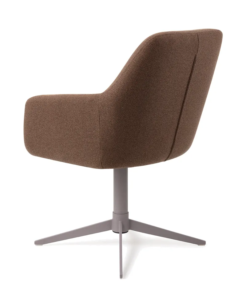 Hiroo Esszimmerstuhl von Jesper Home in Rustic Rye, Quad, Grau, Ansicht 4