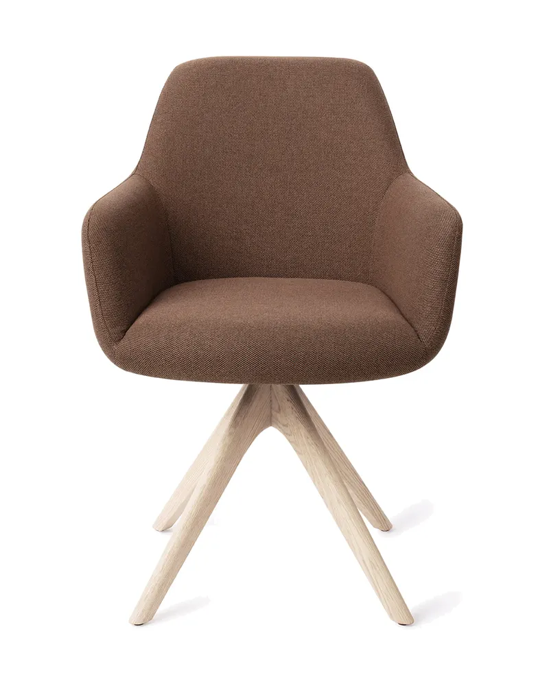 Hiroo Esszimmerstuhl von Jesper Home in Rustic Rye, Revolve Oak, Gebleicht, Ansicht 1