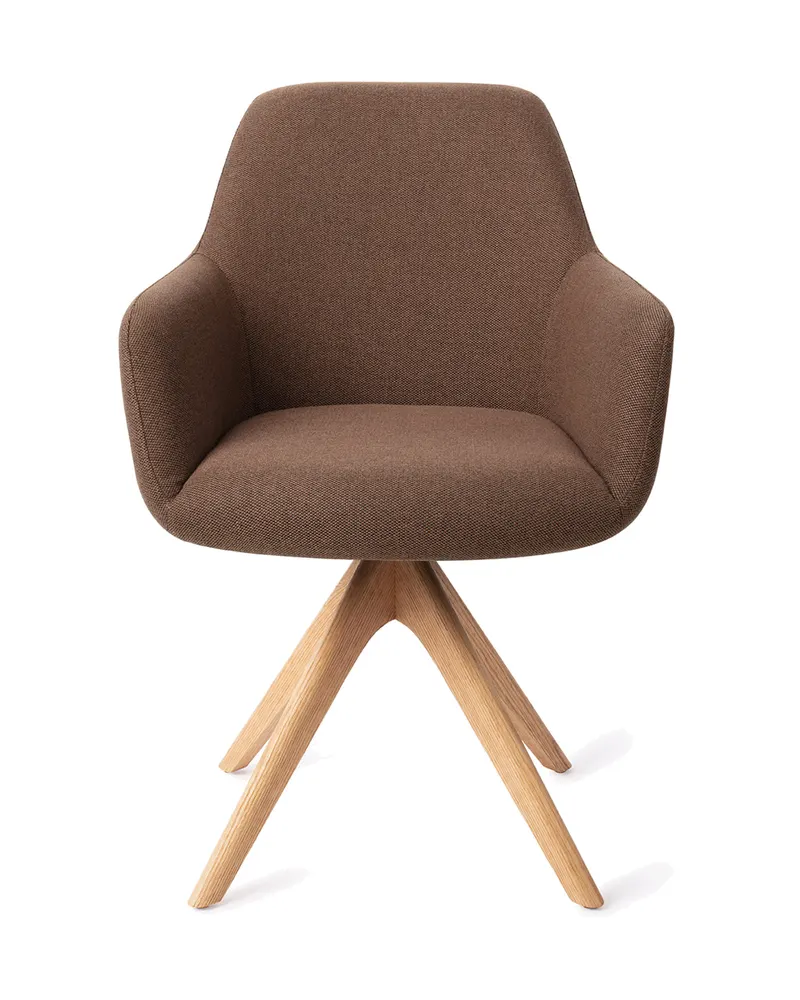 Hiroo Esszimmerstuhl von Jesper Home in Rustic Rye, Revolve Oak, Natur, Ansicht 1