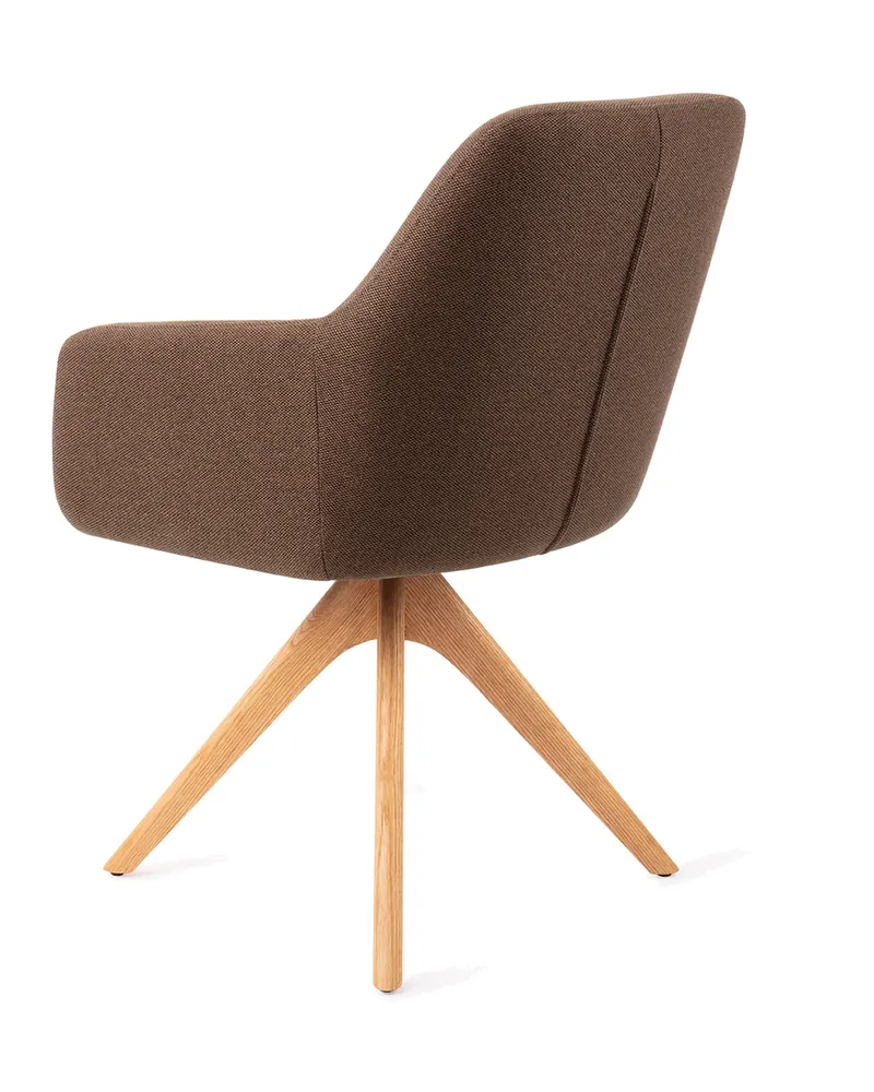 Hiroo Esszimmerstuhl von Jesper Home in Rustic Rye, Revolve Oak, Natur, Ansicht 4