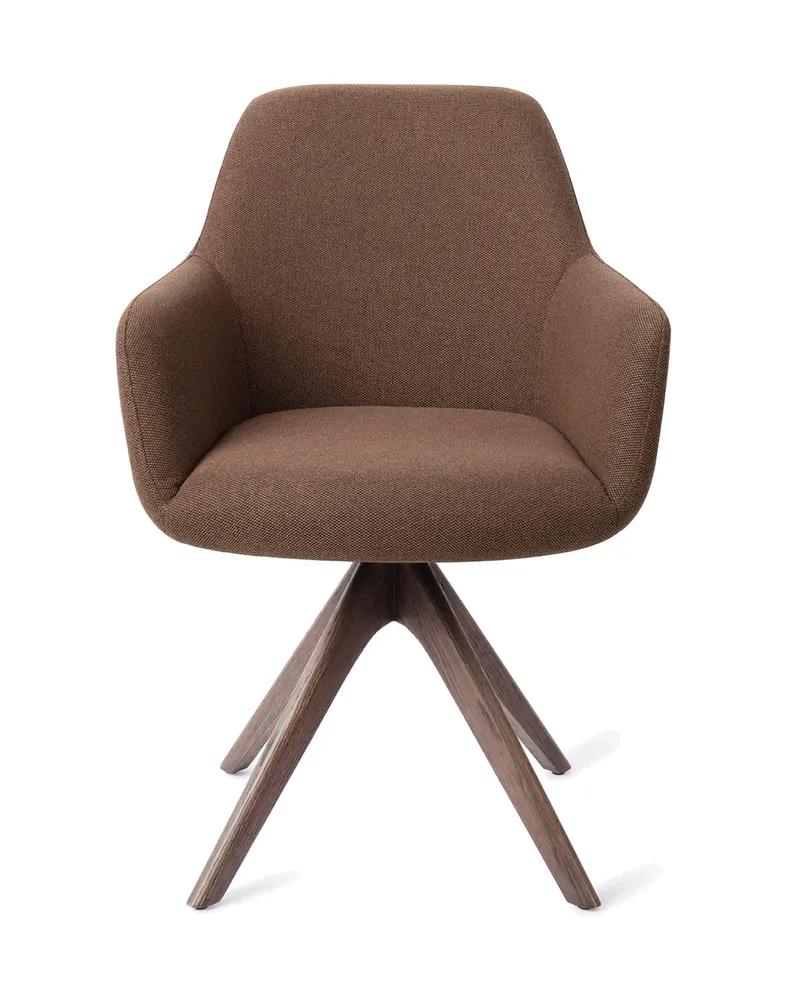 Hiroo Esszimmerstuhl von Jesper Home in Rustic Rye, Revolve Oak, Walnuss, Ansicht 1