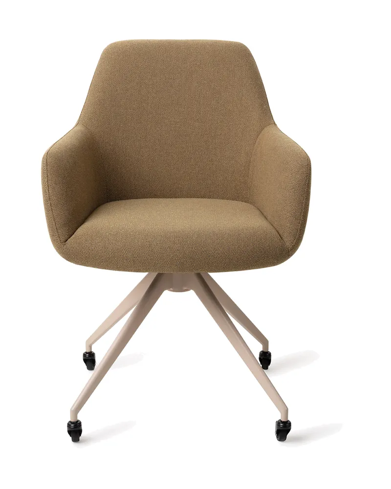 Hiroo Esszimmerstuhl von Jesper Home in Willow, Glide, Beige, Ansicht 1