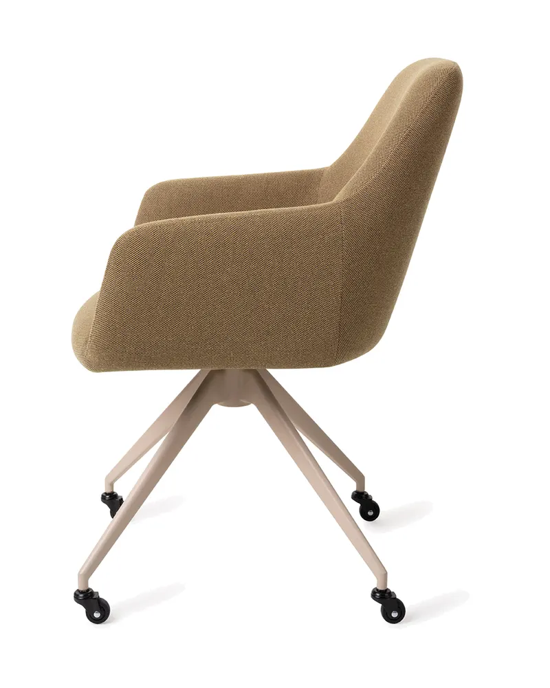 Hiroo Esszimmerstuhl von Jesper Home in Willow, Glide, Beige, Ansicht 2