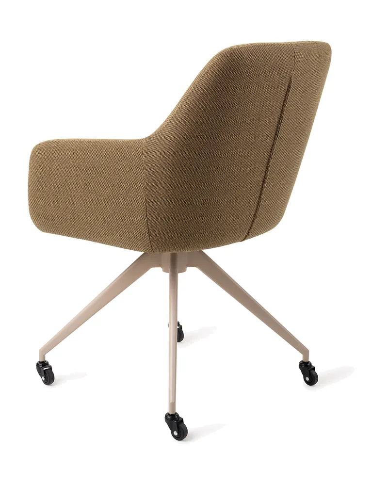 Hiroo Esszimmerstuhl von Jesper Home in Willow, Glide, Beige, Ansicht 4