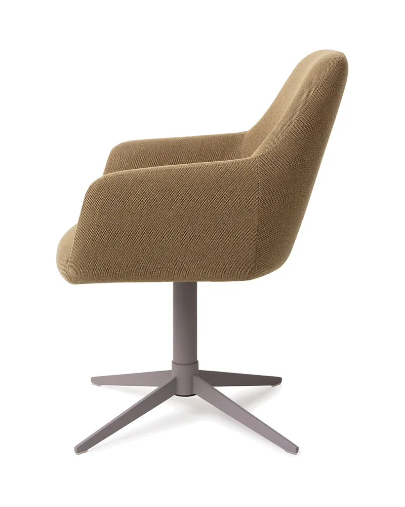 Hiroo Esszimmerstuhl von Jesper Home in Willow, Quad, Grau, Ansicht 2