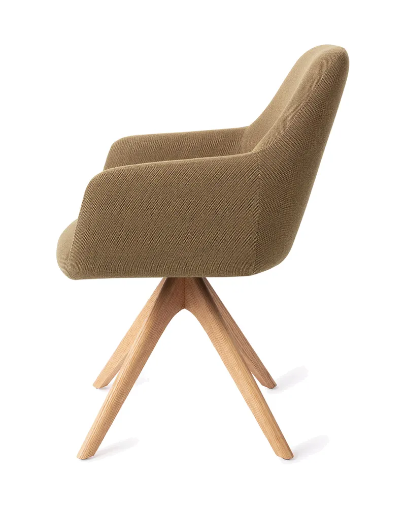 Hiroo Esszimmerstuhl von Jesper Home in Willow, Revolve Oak, Natur, Ansicht 2
