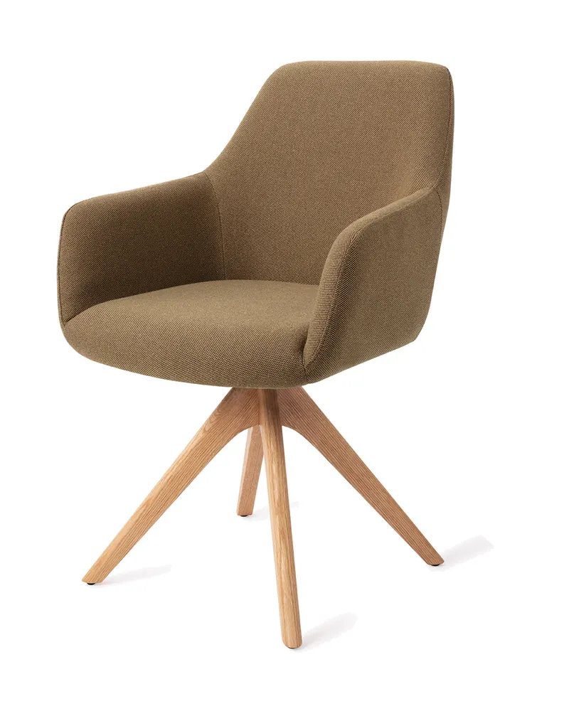 Hiroo Esszimmerstuhl von Jesper Home in Willow, Revolve Oak, Natur, Ansicht 3