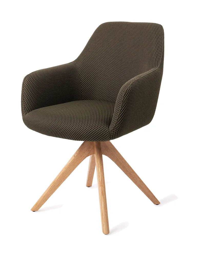 Hiroo Esszimmerstuhl von Jesper Home in Jungle Jewel, Revolve Oak, Natur, Ansicht 3