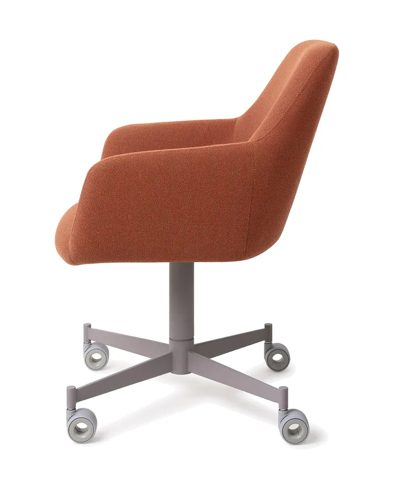 Hiroo Esszimmerstuhl von Jesper Home in Hearth Harmony, Caster, Grau, Ansicht 2