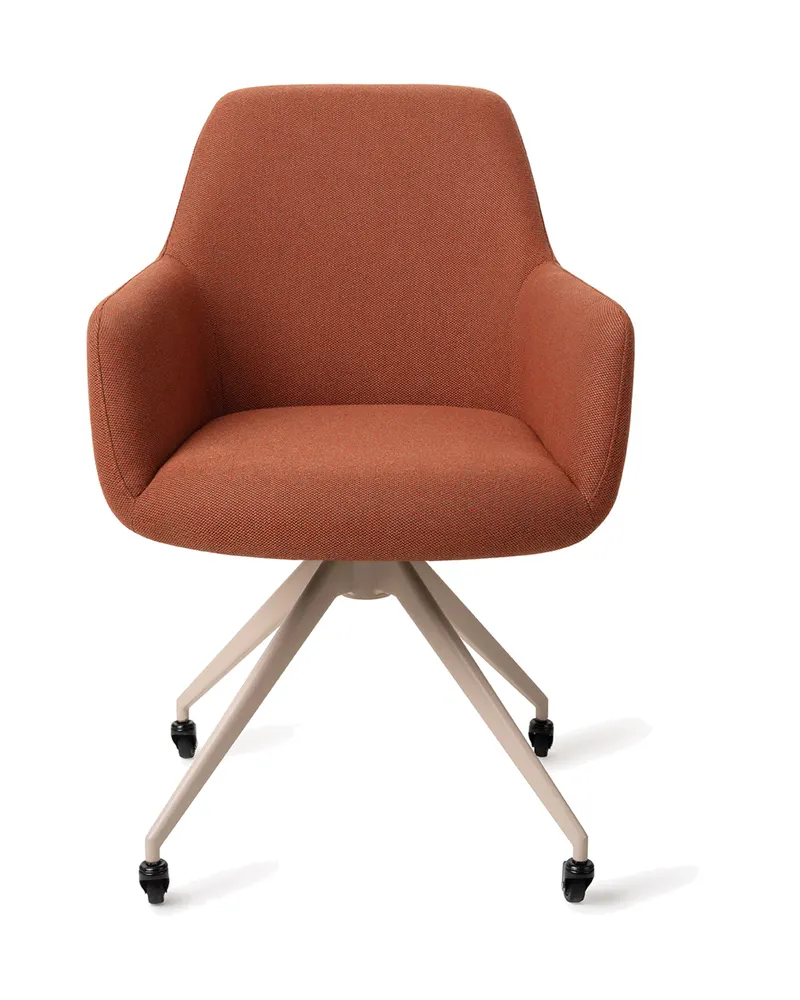 Hiroo Esszimmerstuhl von Jesper Home in Hearth Harmony, Glide, Beige, Ansicht 1