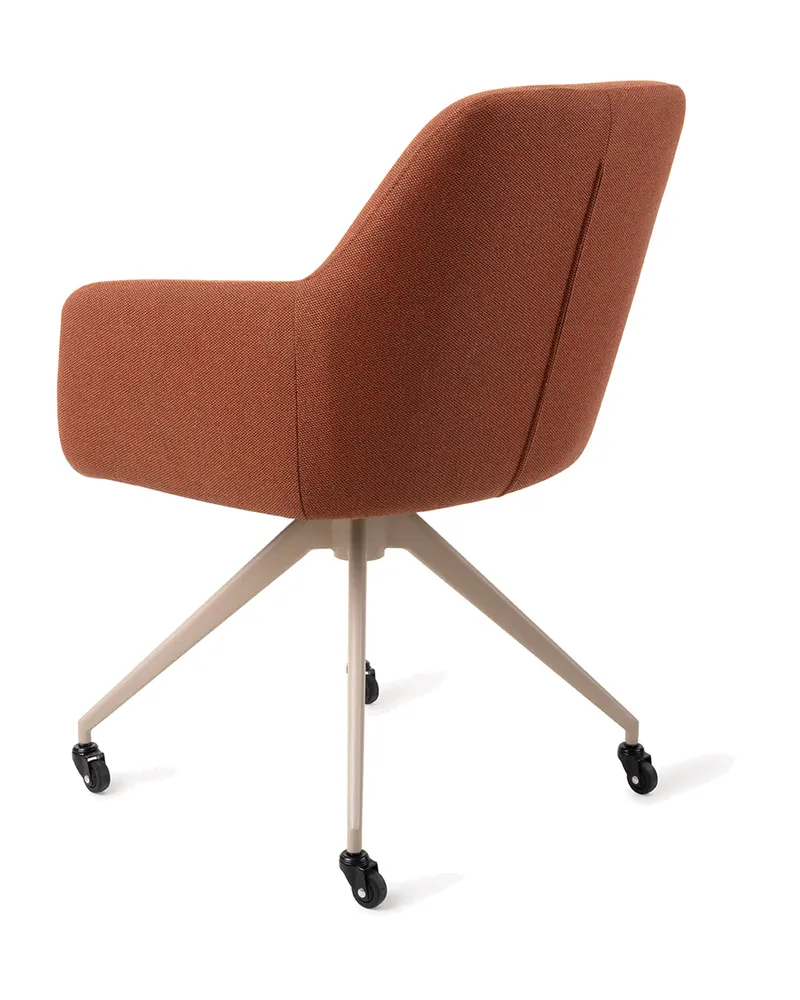 Hiroo Esszimmerstuhl von Jesper Home in Hearth Harmony, Glide, Beige, Ansicht 4