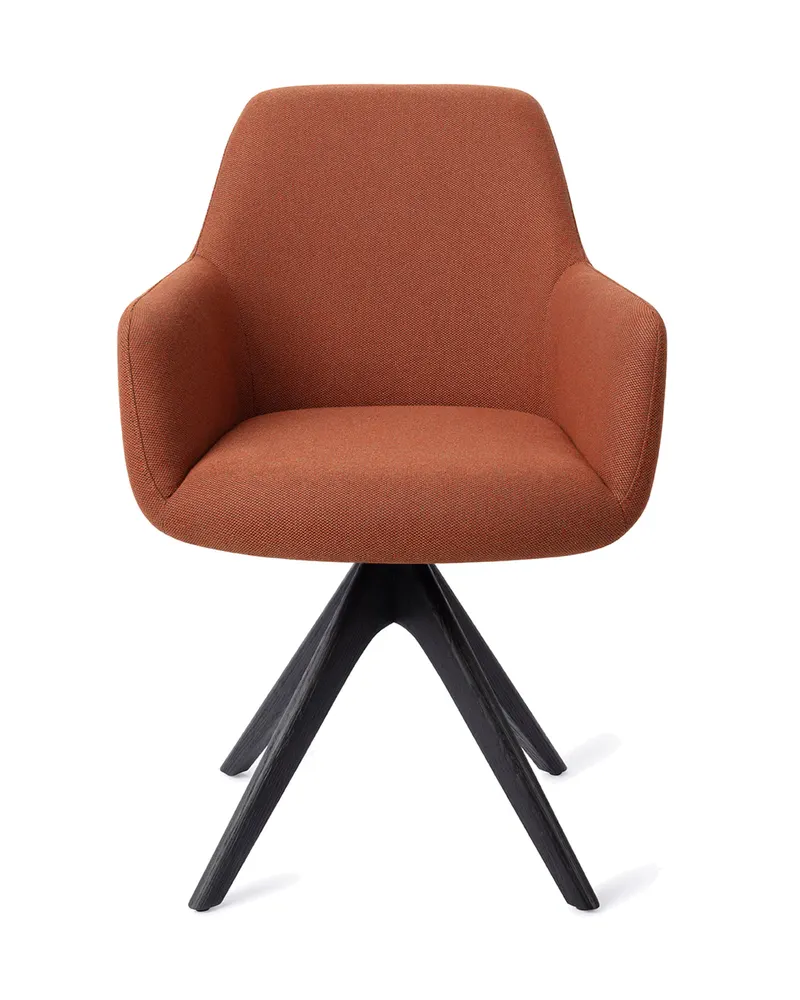 Hiroo Esszimmerstuhl von Jesper Home in Hearth Harmony, Revolve Oak, Schwarz, Ansicht 1