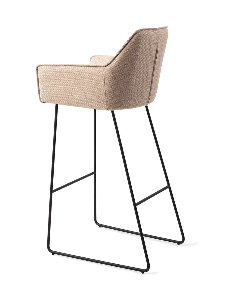 Hofu Barhocker von Jesper Home in Barhöhe, Wild Walnut, Slide, Ansicht 4