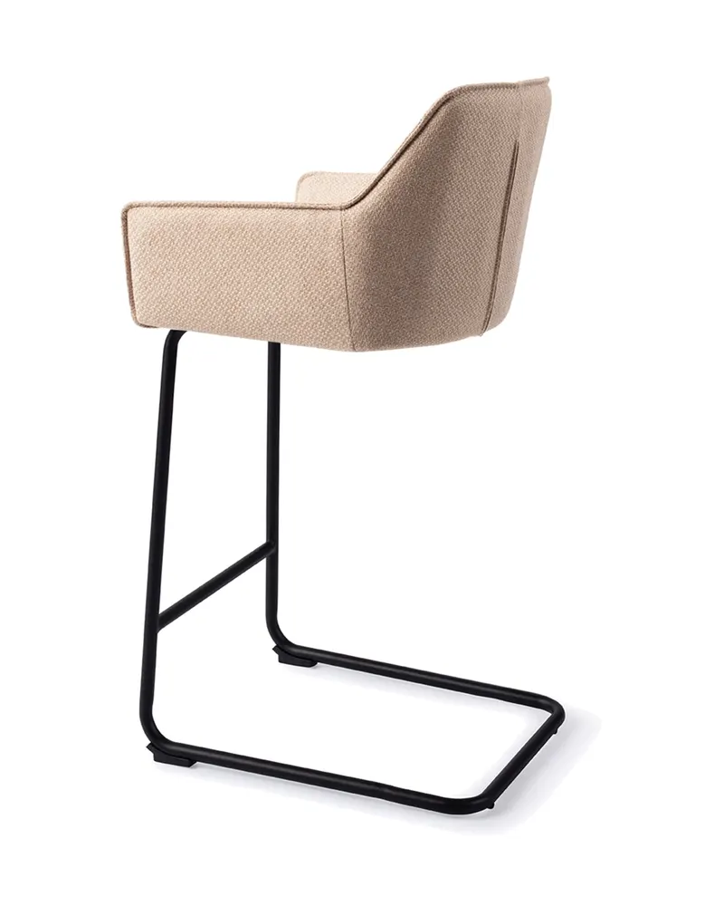 Hofu Barhocker von Jesper Home in Tresenhöhe, Wild Walnut, Arch, Ansicht 4