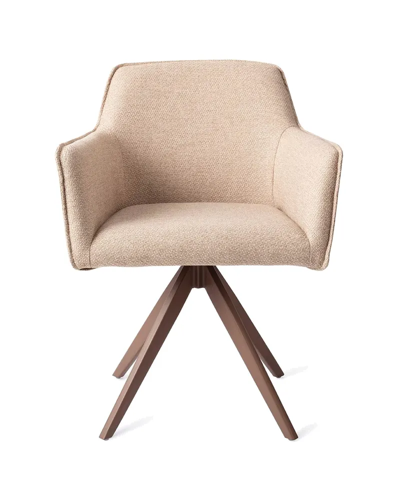 Hofu Esszimmerstuhl von Jesper Home in Wild Walnut, Turn, Braun, Ansicht 1