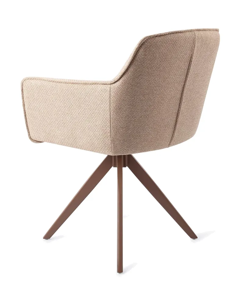 Hofu Esszimmerstuhl von Jesper Home in Wild Walnut, Turn, Braun, Ansicht 4
