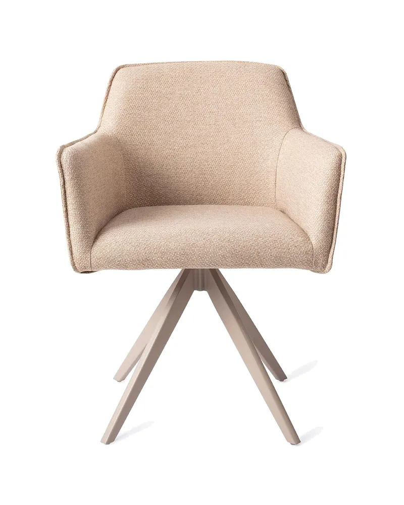 Hofu Esszimmerstuhl von Jesper Home in Wild Walnut, Turn, Beige, Ansicht 1