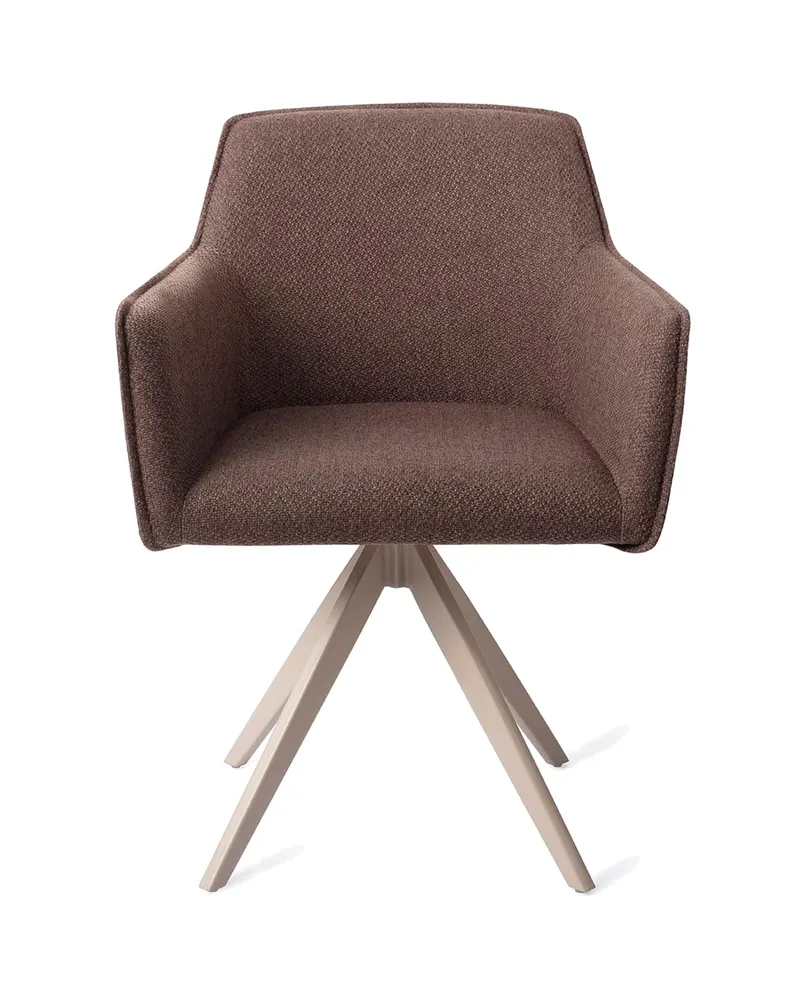 Hofu Esszimmerstuhl von Jesper Home in Potter's Clay, Turn, Beige, Ansicht 1