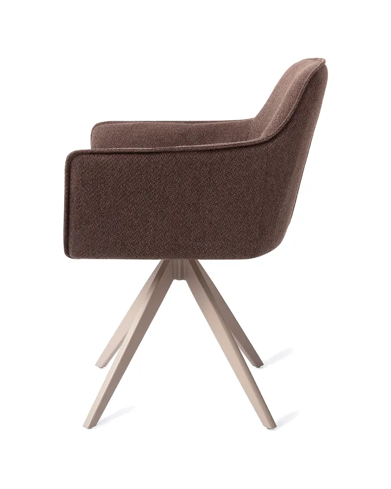 Hofu Esszimmerstuhl von Jesper Home in Potter's Clay, Turn, Beige, Ansicht 2