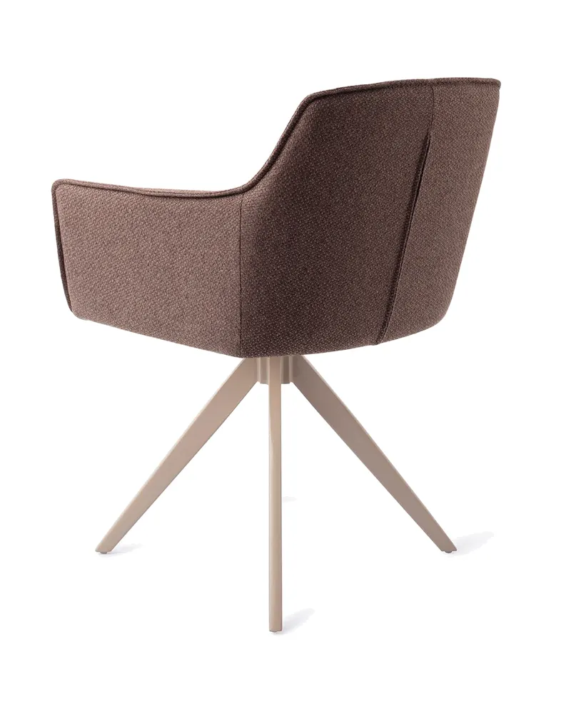 Hofu Esszimmerstuhl von Jesper Home in Potter's Clay, Turn, Beige, Ansicht 4