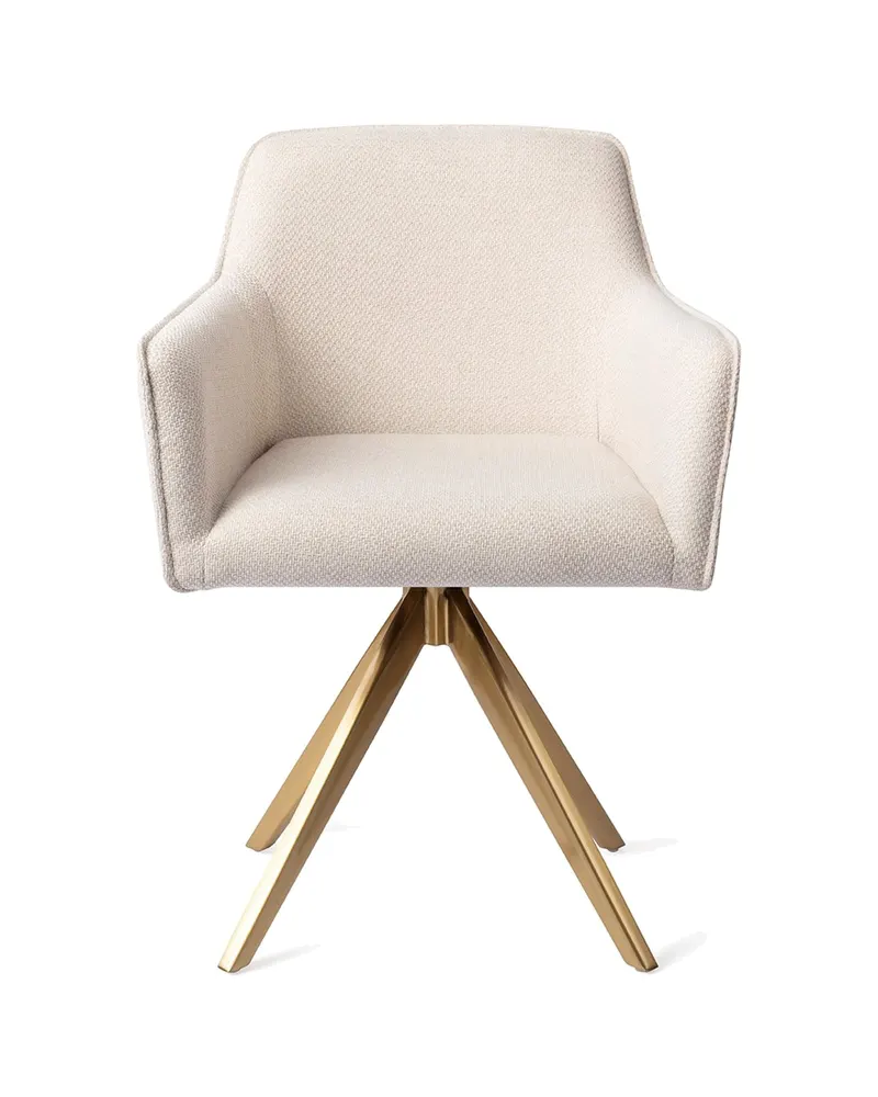 Hofu Esszimmerstuhl von Jesper Home in Enoki, Turn, Gold, Ansicht 1