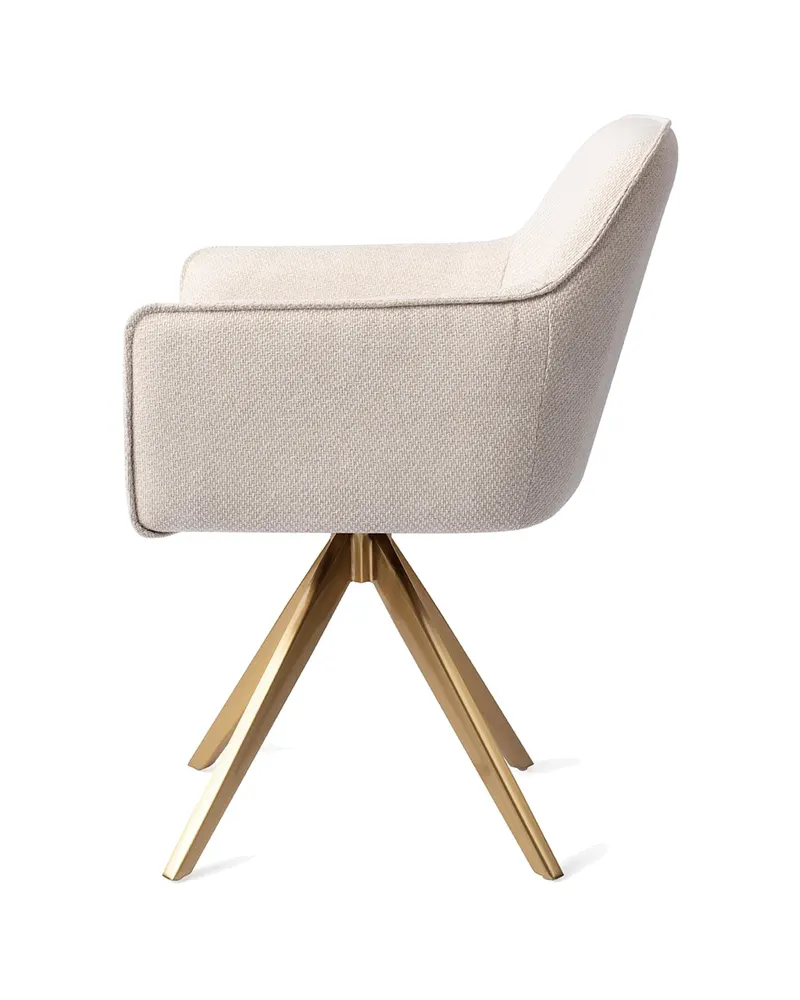 Hofu Esszimmerstuhl von Jesper Home in Enoki, Turn, Gold, Ansicht 2