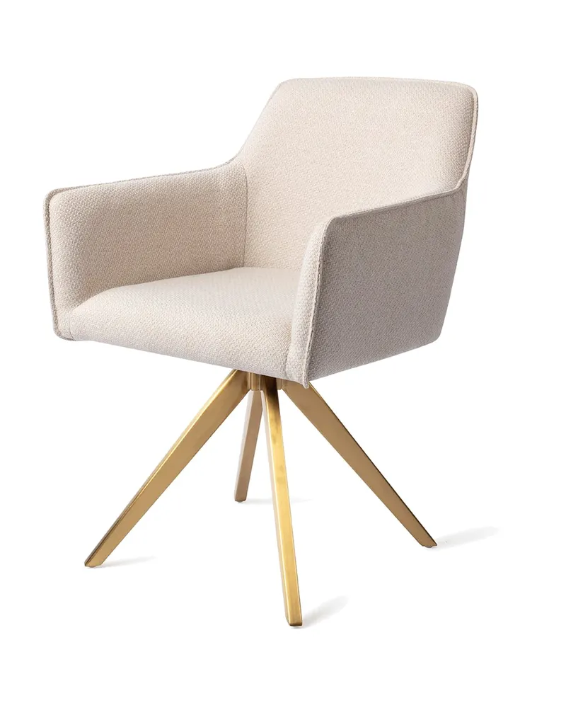 Hofu Esszimmerstuhl von Jesper Home in Enoki, Turn, Gold, Ansicht 3