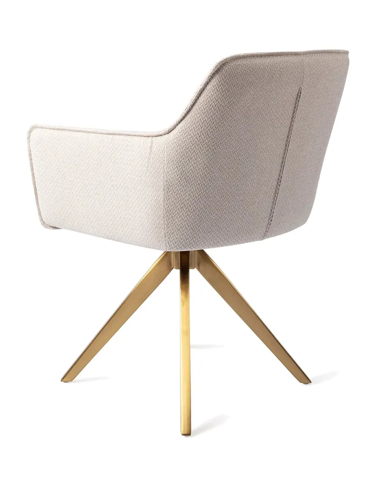 Hofu Esszimmerstuhl von Jesper Home in Enoki, Turn, Gold, Ansicht 4
