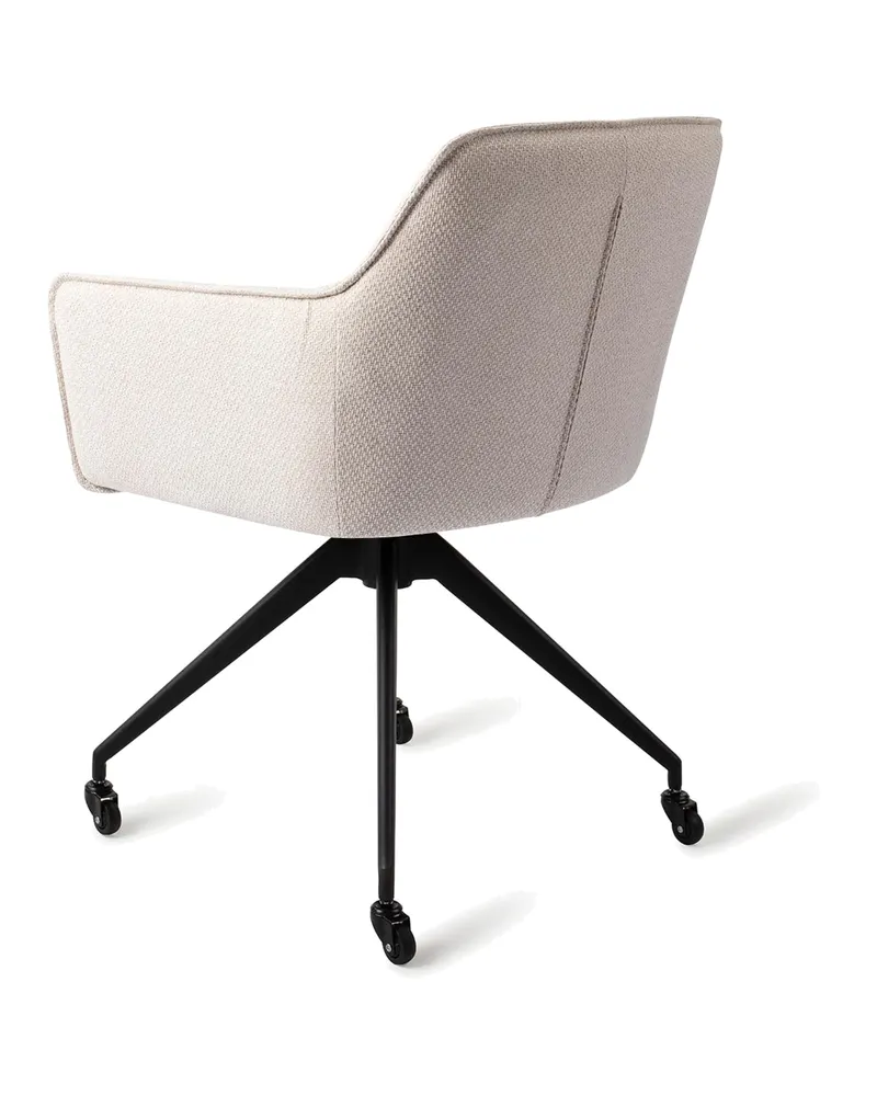 Hofu Esszimmerstuhl von Jesper Home in Enoki, Glide, Schwarz, Ansicht 4