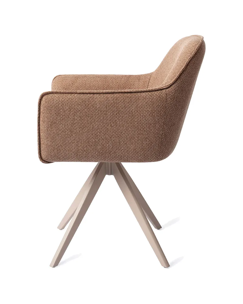 Hofu Esszimmerstuhl von Jesper Home in French Toast, Turn, Beige, Ansicht 2