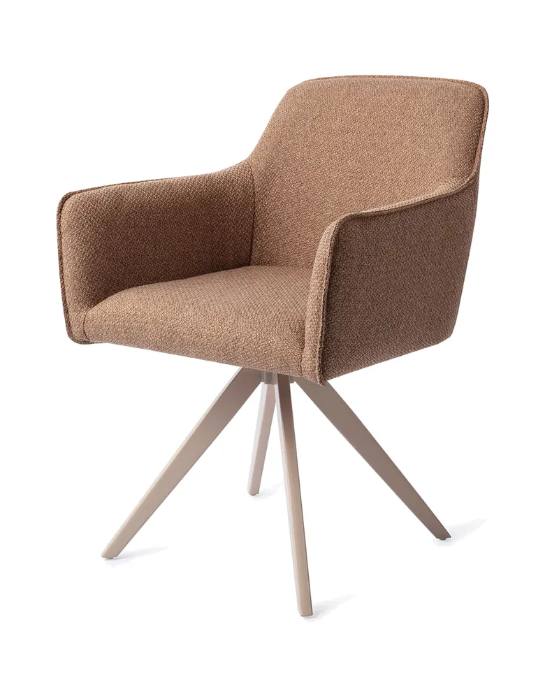Hofu Esszimmerstuhl von Jesper Home in French Toast, Turn, Beige, Ansicht 3