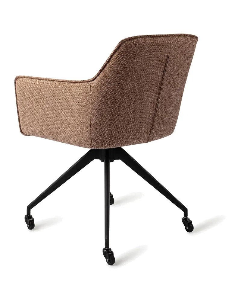 Hofu Esszimmerstuhl von Jesper Home in French Toast, Glide, Schwarz, Ansicht 4