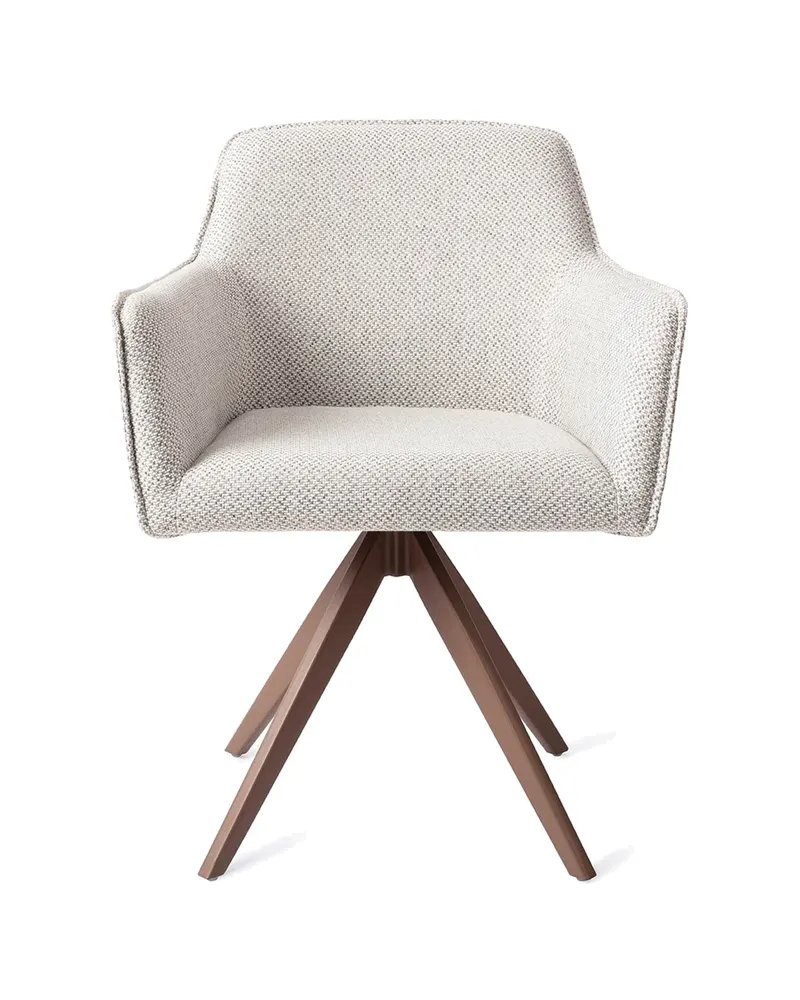 Hofu Esszimmerstuhl von Jesper Home in Checker's Charm, Turn, Braun, Ansicht 1