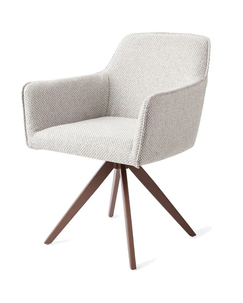 Hofu Esszimmerstuhl von Jesper Home in Checker's Charm, Turn, Braun, Ansicht 3