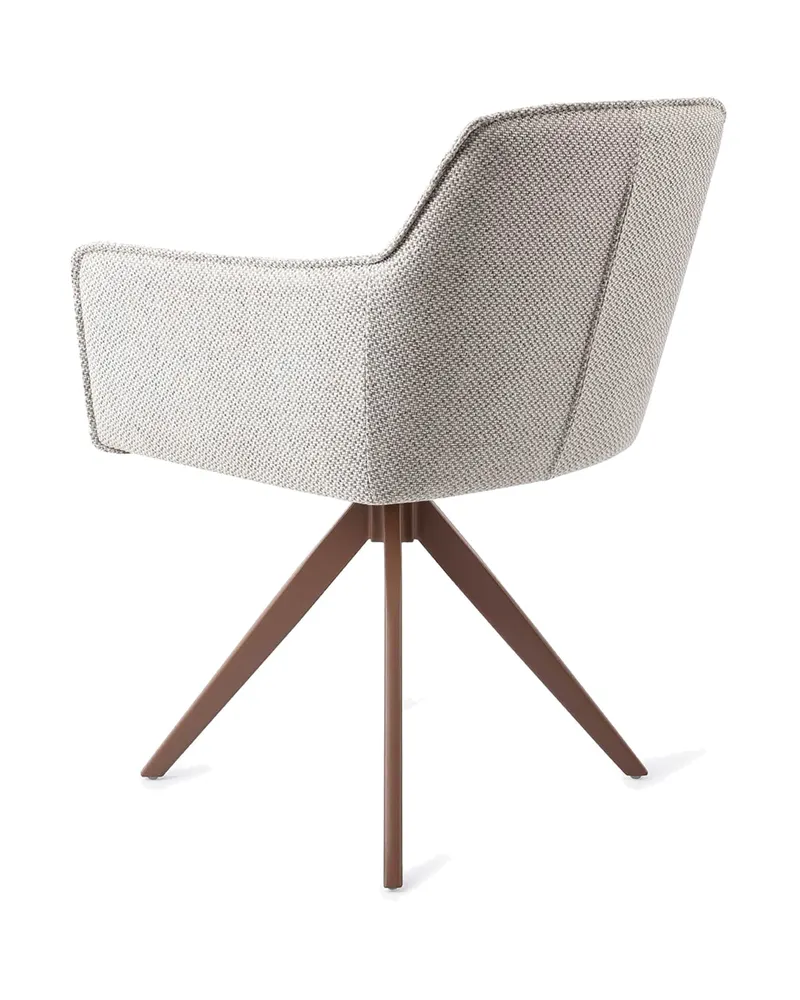 Hofu Esszimmerstuhl von Jesper Home in Checker's Charm, Turn, Braun, Ansicht 4
