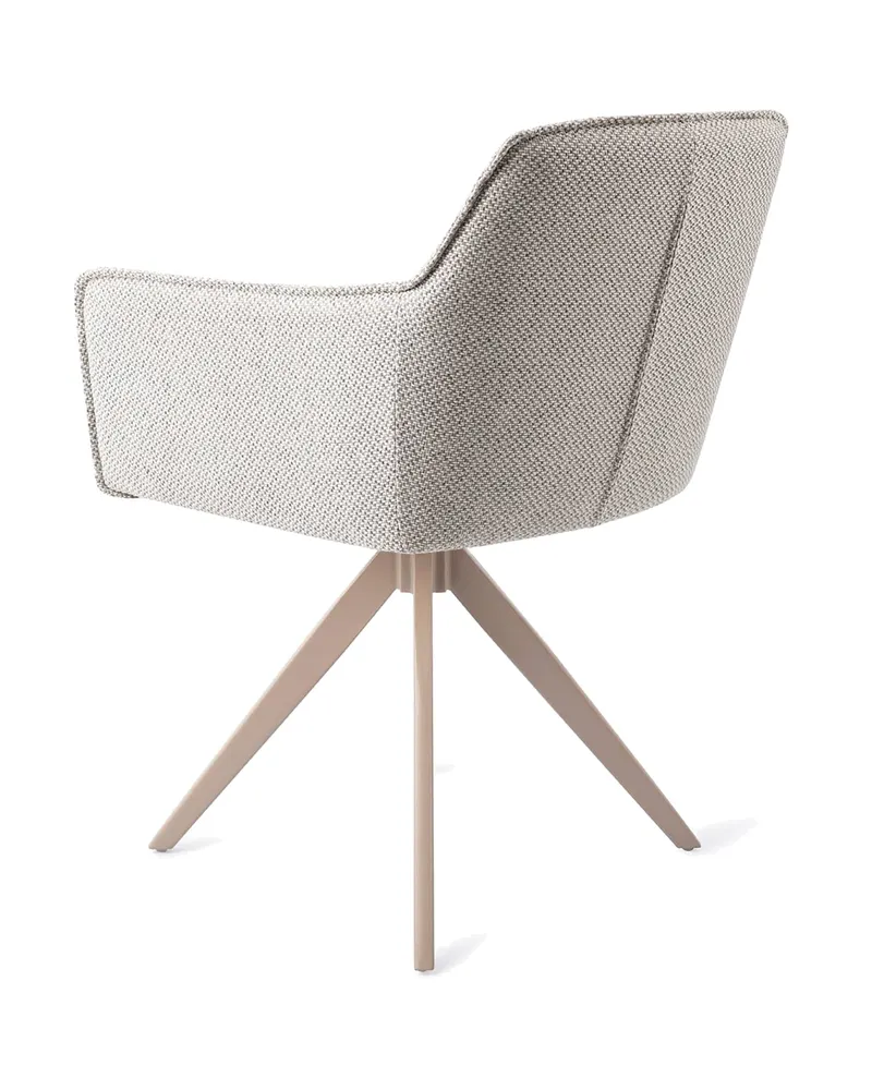 Hofu Esszimmerstuhl von Jesper Home in Checker's Charm, Turn, Beige, Ansicht 4