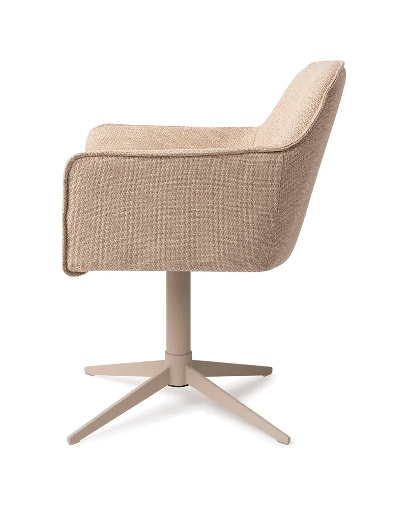 Hofu Esszimmerstuhl von Jesper Home in Wild Walnut, Quad, Beige, Ansicht 2