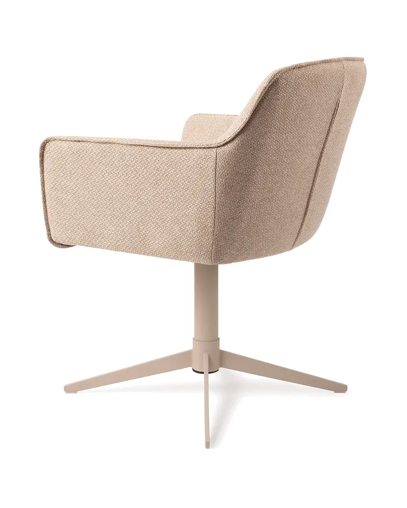 Hofu Esszimmerstuhl von Jesper Home in Wild Walnut, Quad, Beige, Ansicht 4
