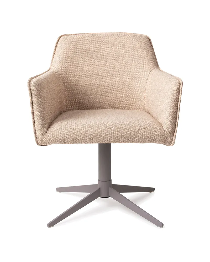 Hofu Esszimmerstuhl von Jesper Home in Wild Walnut, Quad, Grau, Ansicht 1