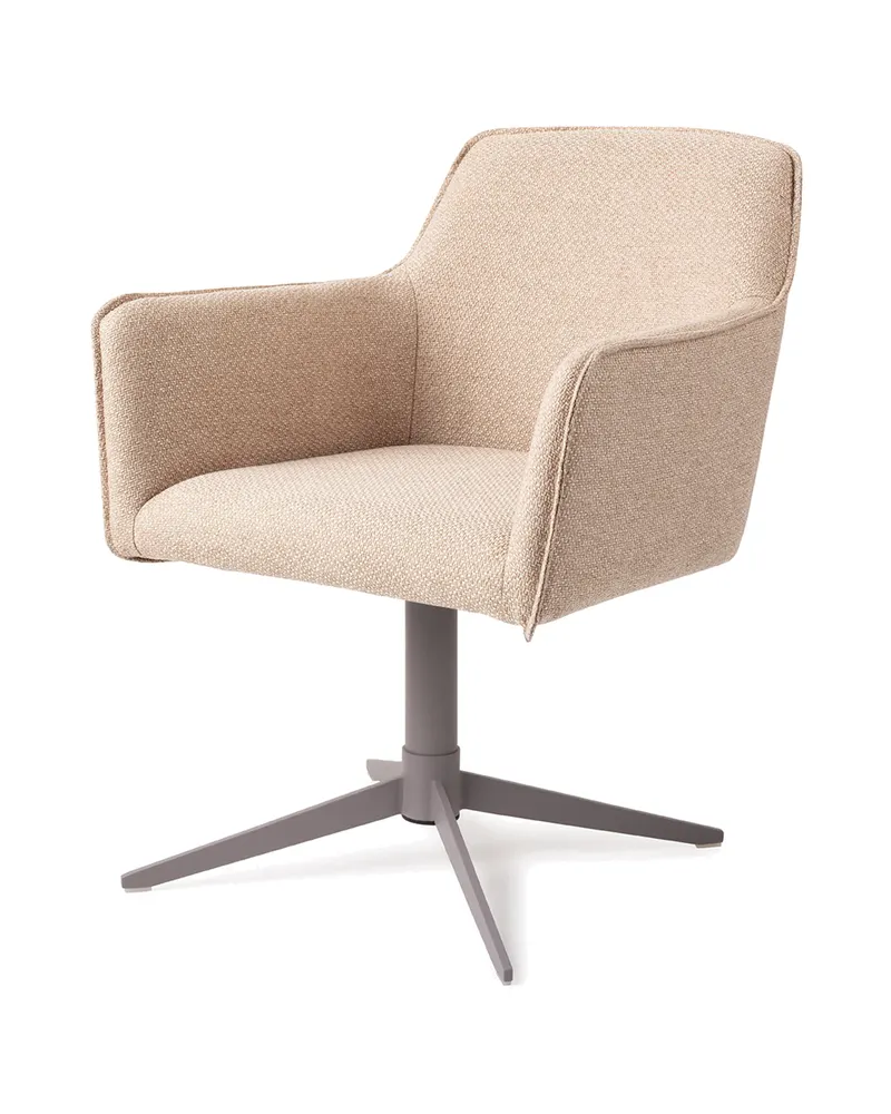 Hofu Esszimmerstuhl von Jesper Home in Wild Walnut, Quad, Grau, Ansicht 3