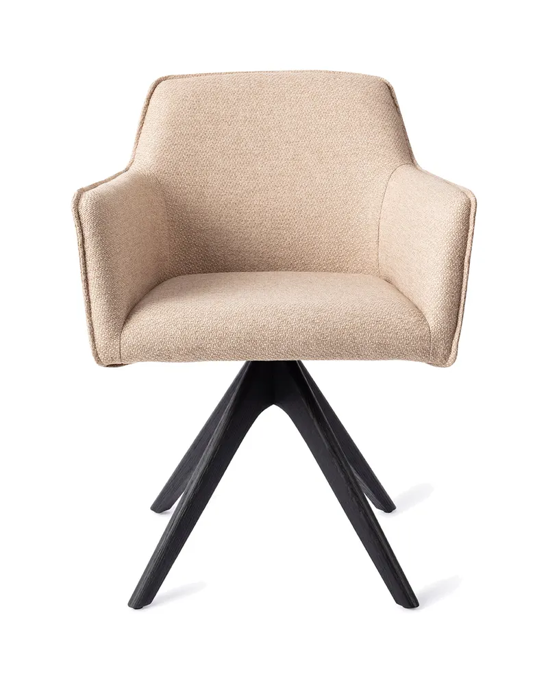 Hofu Esszimmerstuhl von Jesper Home in Wild Walnut, Revolve Oak, Schwarz, Ansicht 1