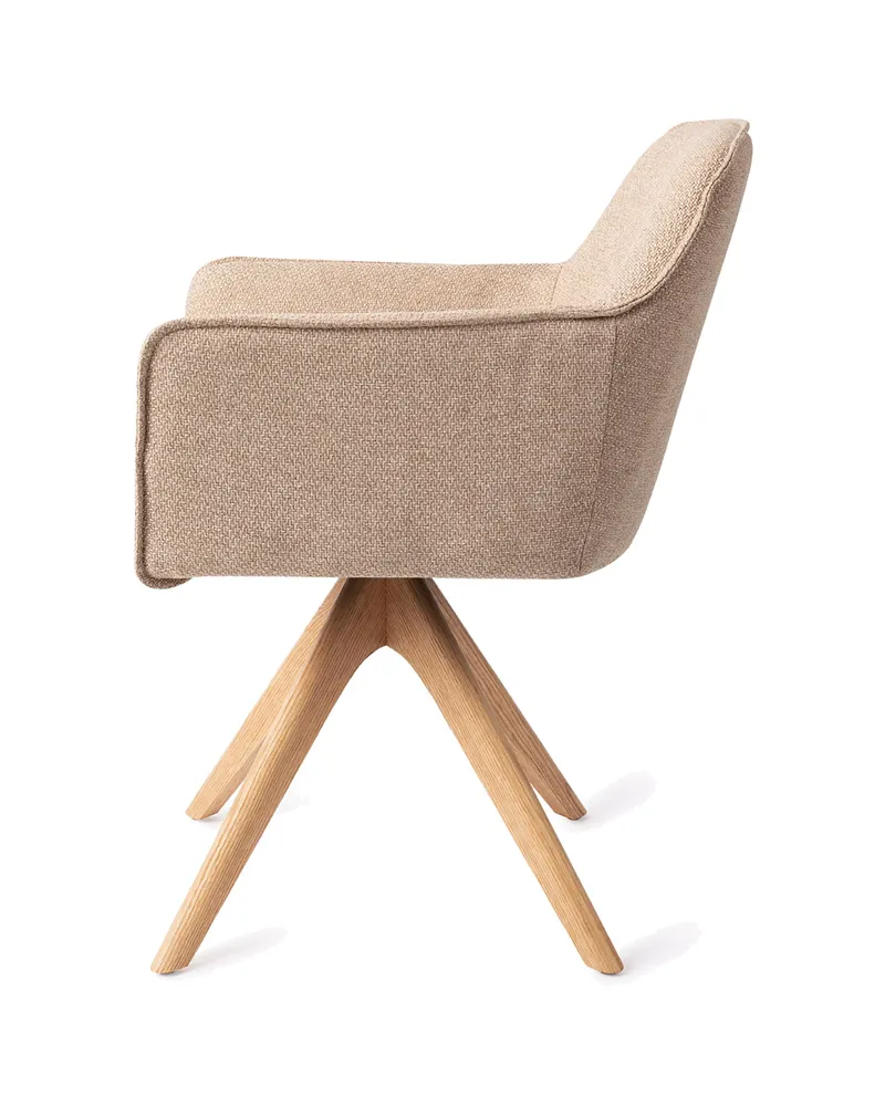 Hofu Esszimmerstuhl von Jesper Home in Wild Walnut, Revolve Oak, Natur, Ansicht 2