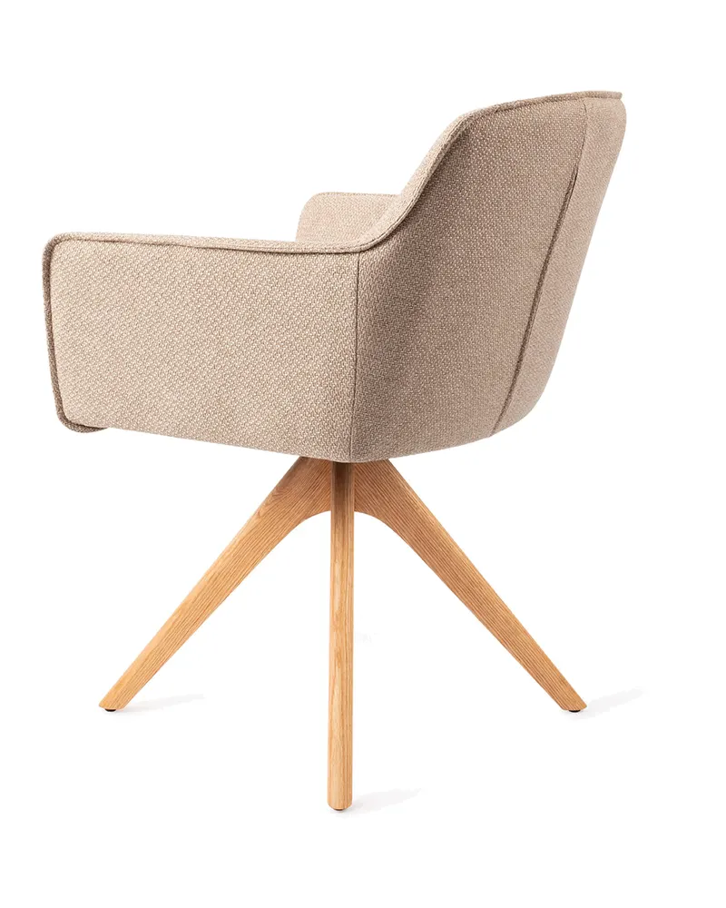 Hofu Esszimmerstuhl von Jesper Home in Wild Walnut, Revolve Oak, Natur, Ansicht 4