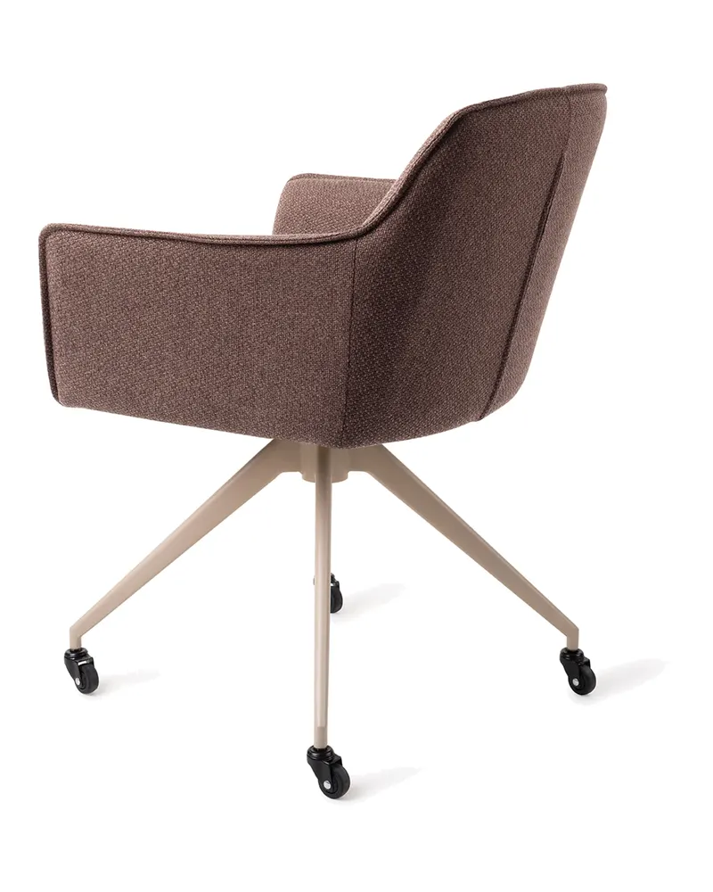 Hofu Esszimmerstuhl von Jesper Home in Potter's Clay, Glide, Beige, Ansicht 4