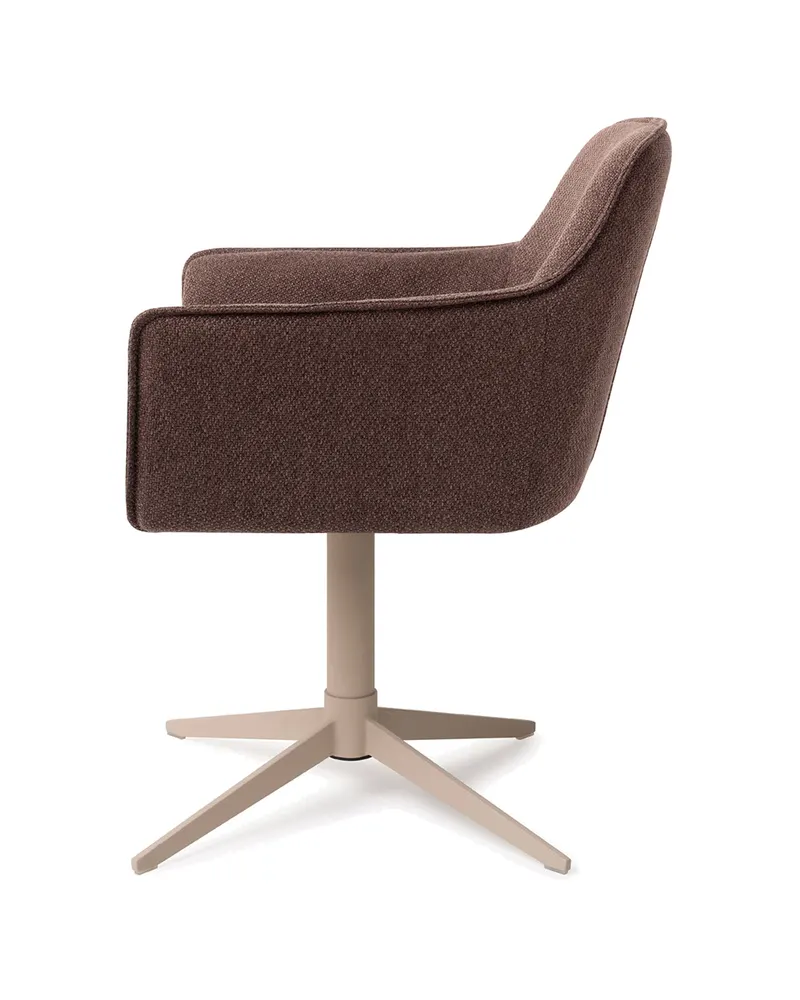 Hofu Esszimmerstuhl von Jesper Home in Potter's Clay, Quad, Beige, Ansicht 2