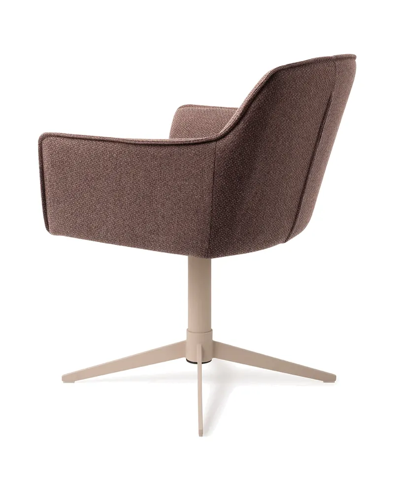 Hofu Esszimmerstuhl von Jesper Home in Potter's Clay, Quad, Beige, Ansicht 4