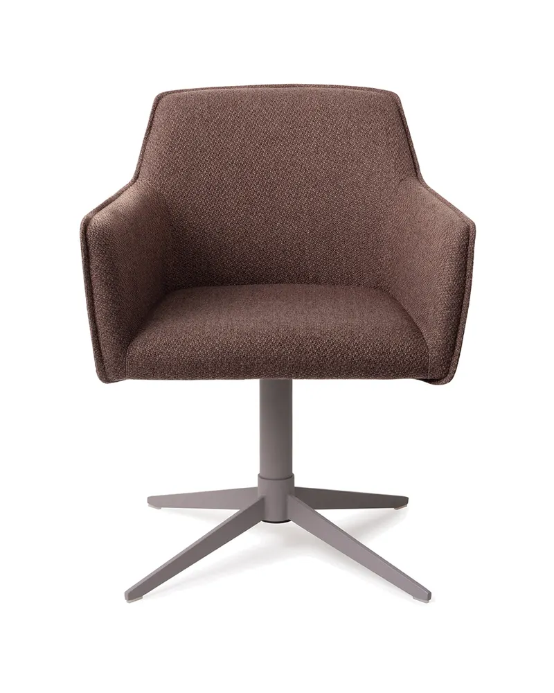 Hofu Esszimmerstuhl von Jesper Home in Potter's Clay, Quad, Grau, Ansicht 1