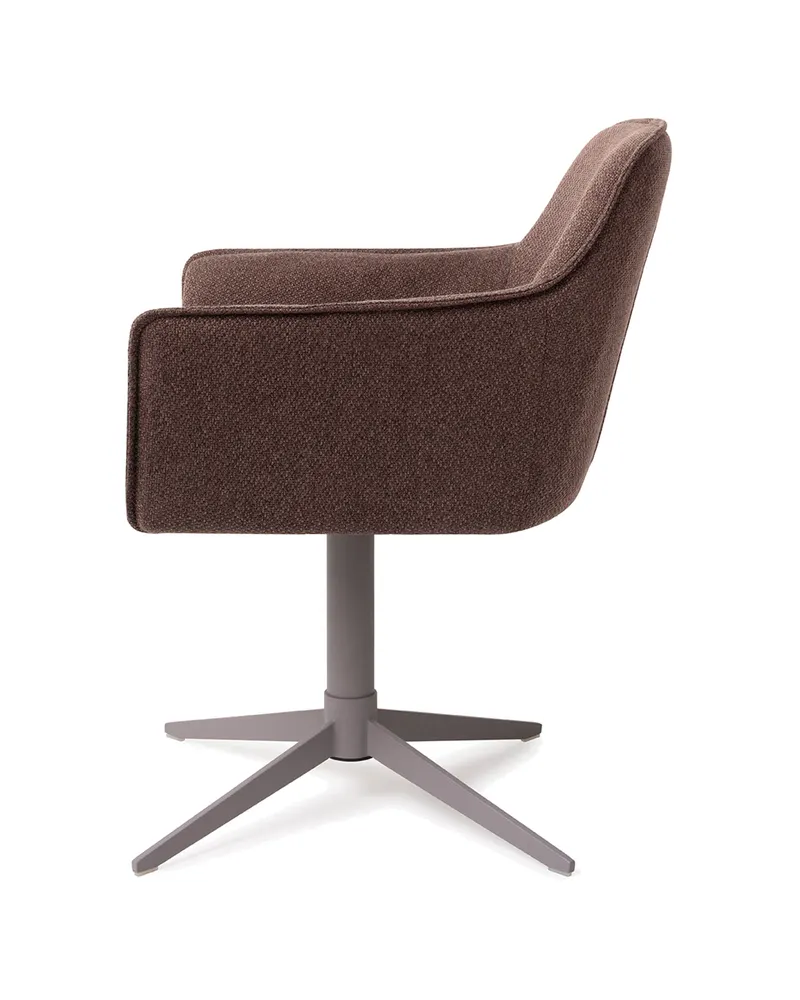 Hofu Esszimmerstuhl von Jesper Home in Potter's Clay, Quad, Grau, Ansicht 2