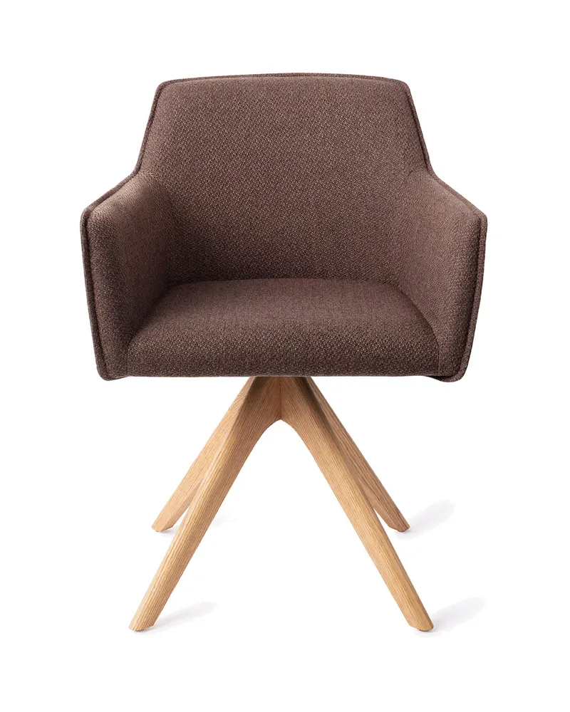 Hofu Esszimmerstuhl von Jesper Home in Potter's Clay, Revolve Oak, Natur, Ansicht 1