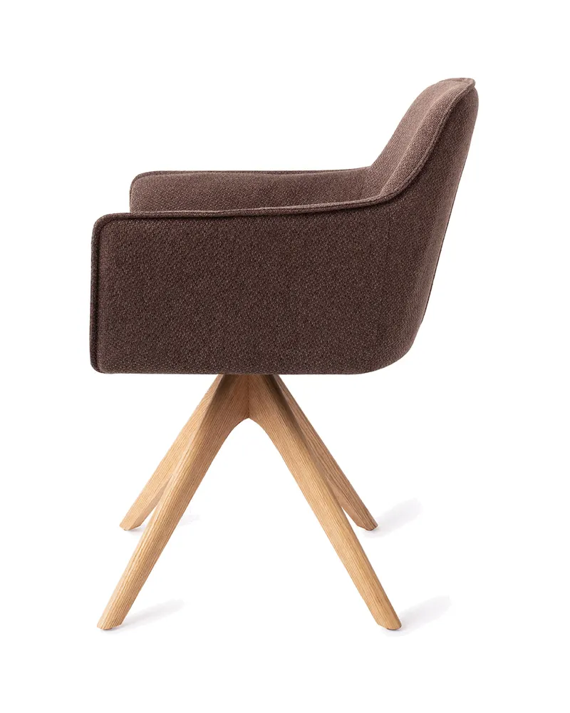 Hofu Esszimmerstuhl von Jesper Home in Potter's Clay, Revolve Oak, Natur, Ansicht 2